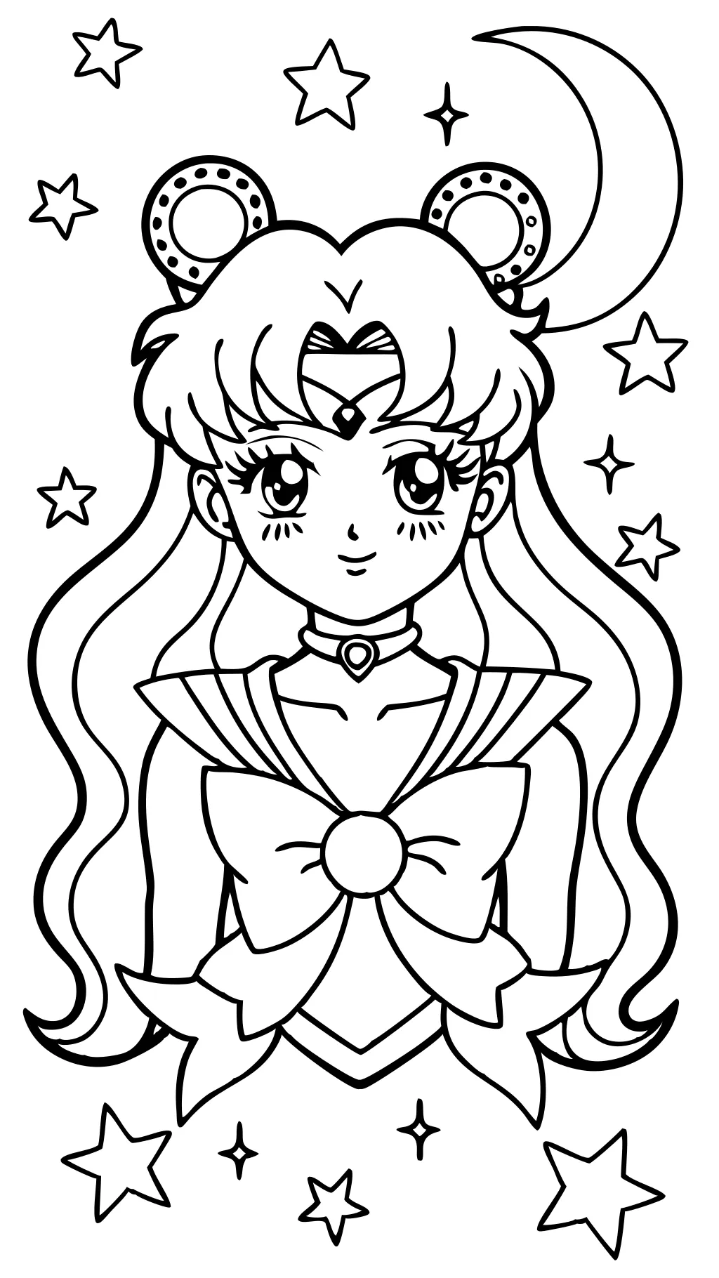 coloriages de Sailor Moon